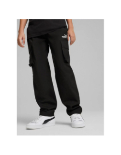Pantalon cargo tissé à logo n° 1 ess noir garçon - Puma