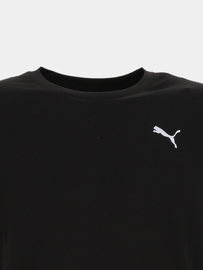 T-shirt de sport logo cat tad essentials noir homme - Puma