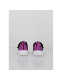 Baskets à scratch microspec advance violet enfant - Skechers