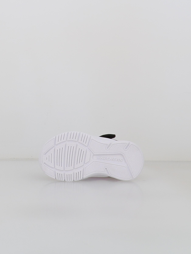 Baskets à scratch microspec advance violet enfant - Skechers