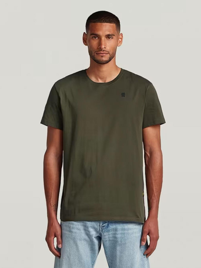 T-shirt à manches courts base-s kaki homme - G Star