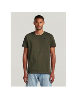 T-shirt à manches courts base-s kaki homme - G Star