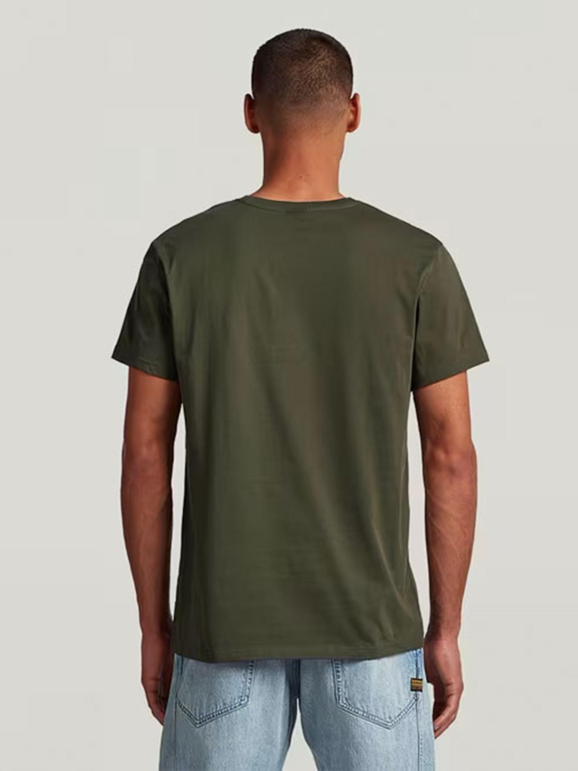 T-shirt à manches courts base-s kaki homme - G Star