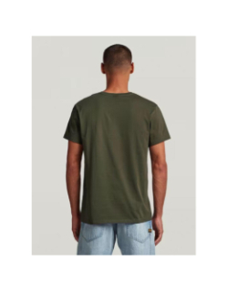 T-shirt à manches courts base-s kaki homme - G Star