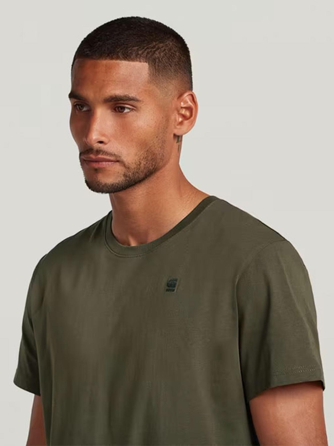 T-shirt à manches courts base-s kaki homme - G Star