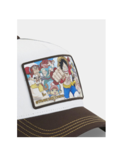 Casquette trucker one piece crew marron et gris adulte - Capslab