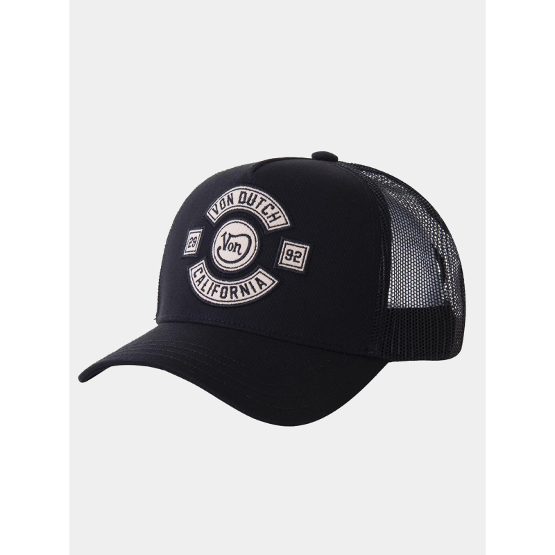 Casquette trucker biker noir adulte - Von Dutch