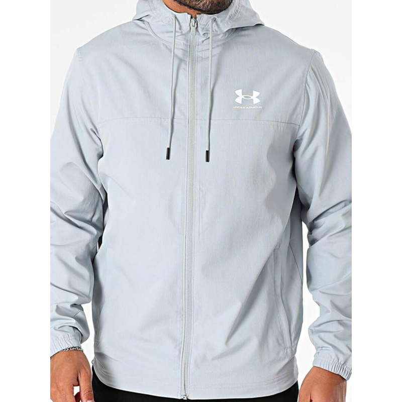 Veste coupe vent ua rival woven gris homme - Under Armour