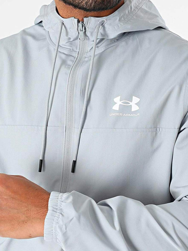 Veste coupe vent ua rival woven gris homme - Under Armour