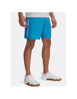 Short ua tech woven wordmark bleu homme - Under Armour