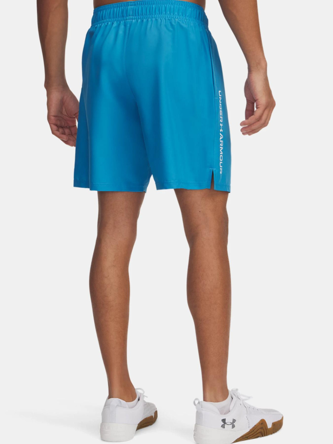 Short ua tech woven wordmark bleu homme - Under Armour