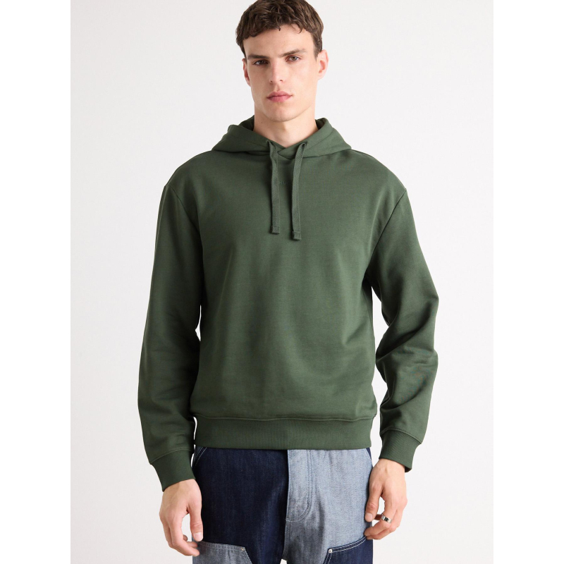 Sweat à capuche dapo vert homme - Hugo