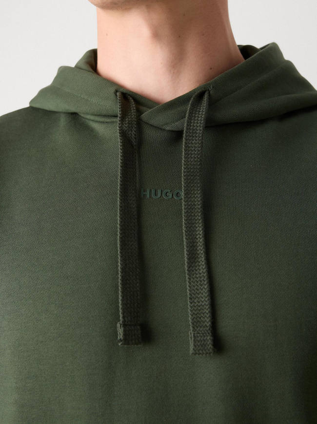 Sweat à capuche dapo vert homme - Hugo