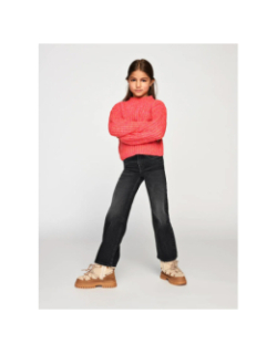 Jean large juicy life noir fille - Only