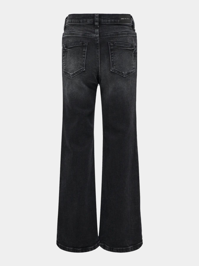 Jean large juicy life noir fille - Only