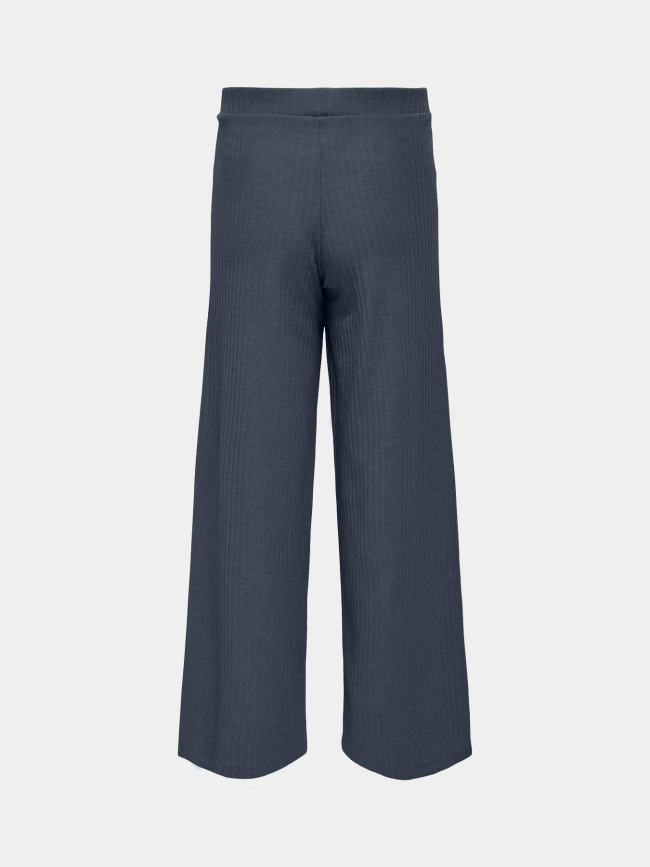 Pantalon large côtelé kognella bleu marine fille - Only