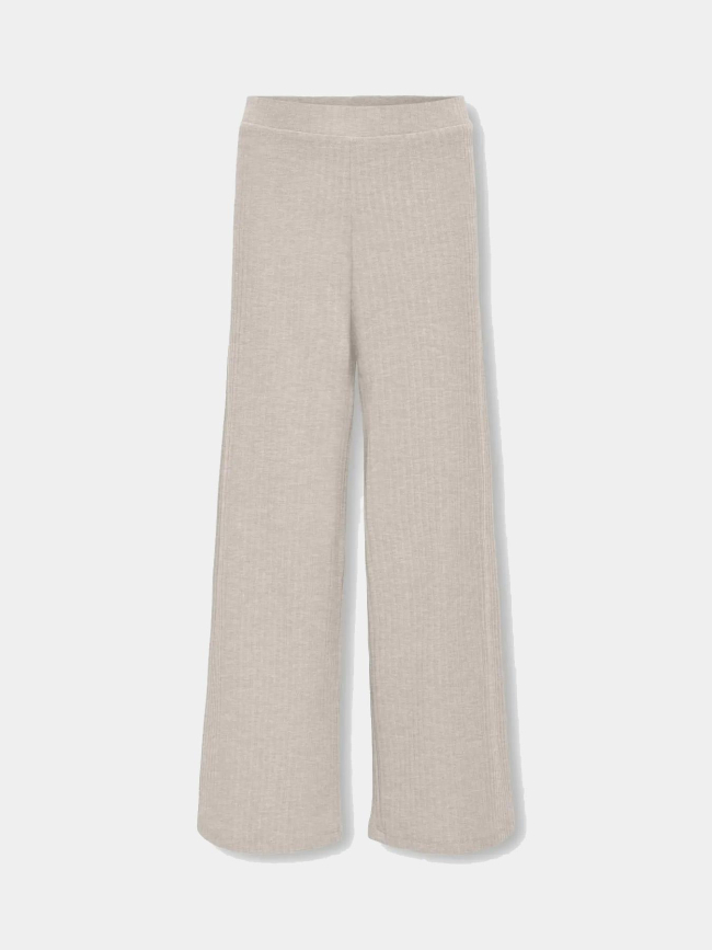 Pantalon large côtelé kognella beige fille - Only