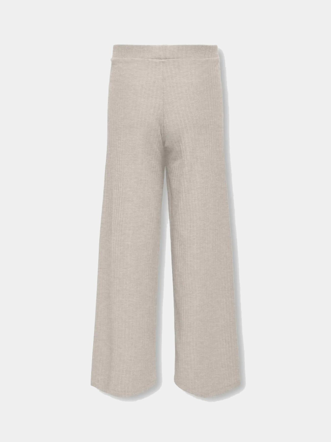 Pantalon large côtelé kognella beige fille - Only