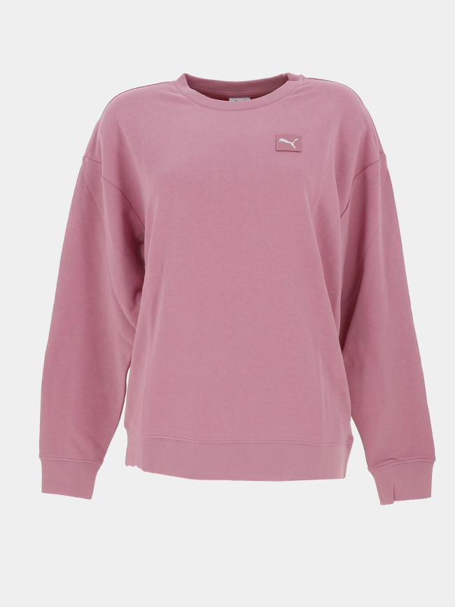 Sweat à capuche ess elevated comfort rose femme - Puma