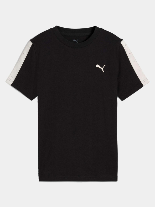 T-shirt à manches courtes ess tape noir fille - Puma