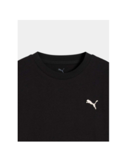 T-shirt à manches courtes ess tape noir fille - Puma