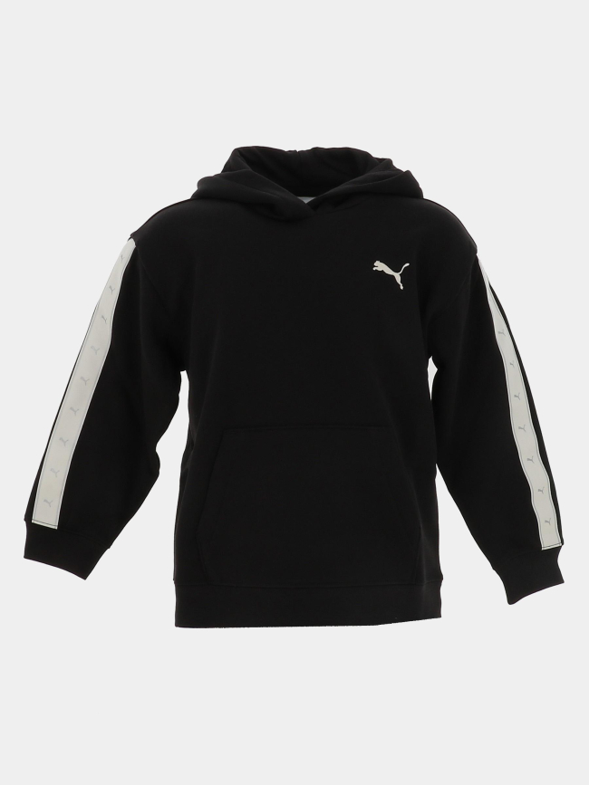 Sweat à capuche ess relaxed tap noir fille - Puma