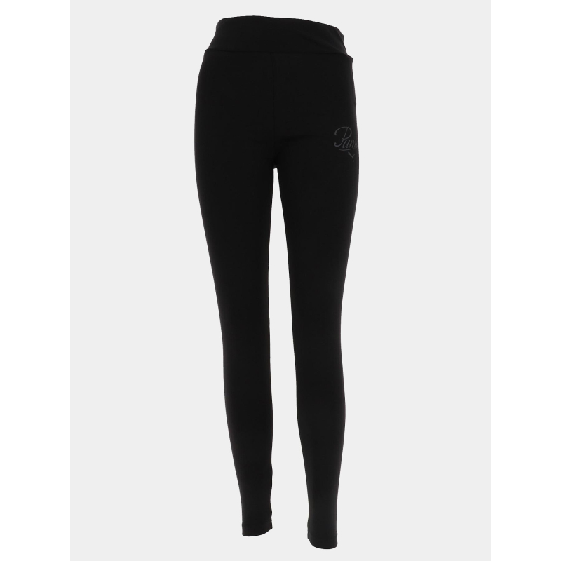 Legging ess script taille haute noir fille - Puma