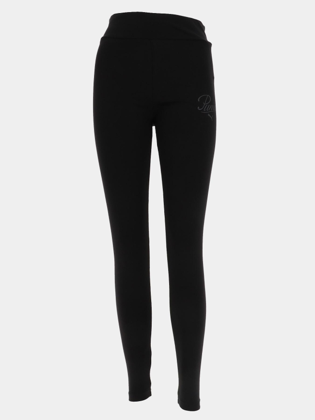 Legging ess script taille haute noir fille - Puma