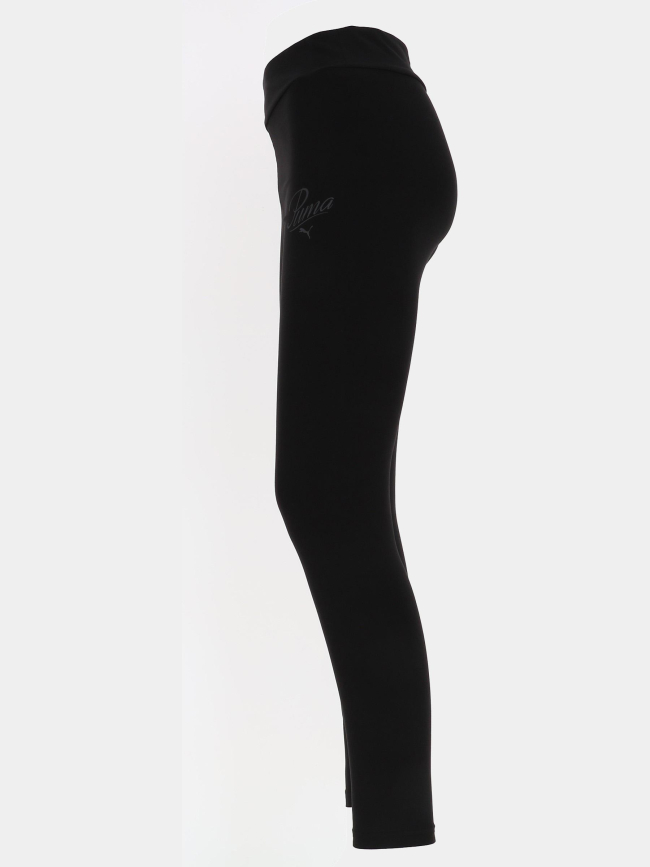 Legging ess script taille haute noir fille - Puma