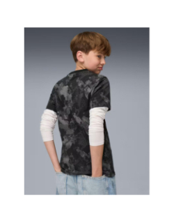 T-shirt ess camo aop noir garçon - Puma