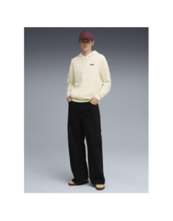 Sweat à capuche ess 2 color small logo beige homme - Puma