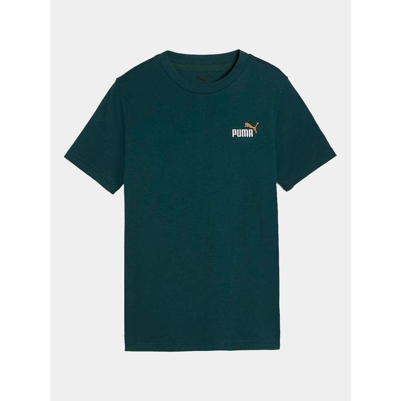 T-shirt à manches courtes ess 2 color vert foncé enfant - Puma