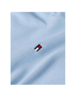 Polo en piqué de coton et logo brodé bleu homme - Tommy Hilfiger