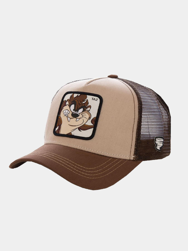Casquette trucker looney tunes taz marron adulte - Capslab