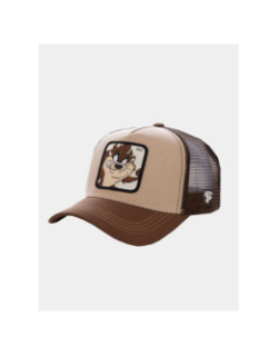 Casquette trucker looney tunes taz marron adulte - Capslab