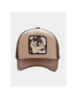 Casquette trucker looney tunes taz marron adulte - Capslab