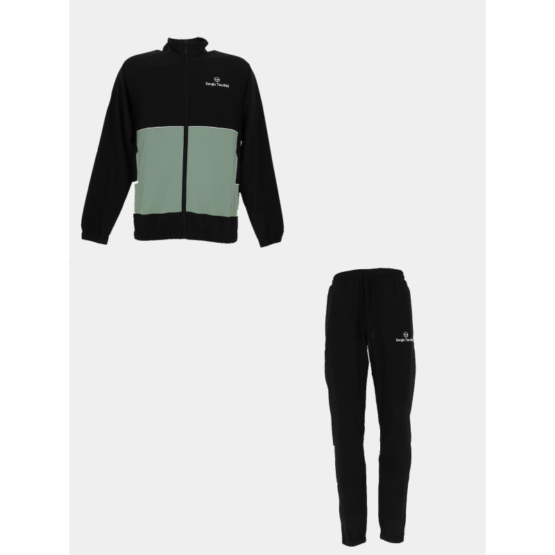 Ensemble de survêtement nilo noir et vert homme - Sergio Tacchini