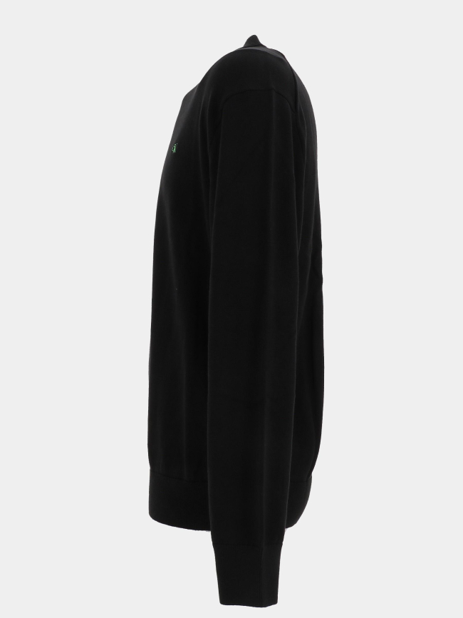 Pull à col rond en coton noir homme - Calvin Klein Jeans