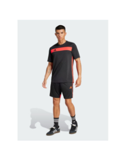 Maillot de football tiro noir et rouge homme - Adidas