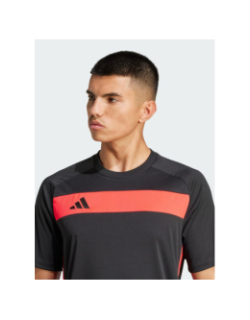 Maillot de football tiro noir et rouge homme - Adidas