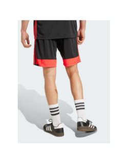 Short de football tiro noir et rouge homme - Adidas