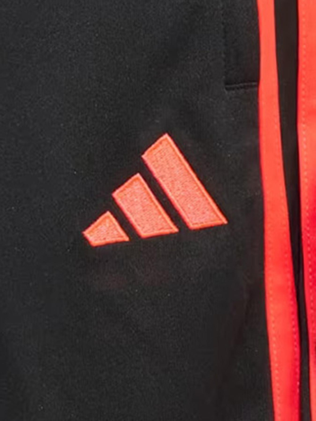 Short de football tiro noir et rouge enfant - Adidas