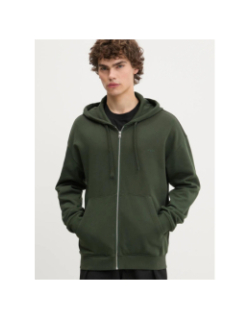 Sweat à capuche zippé dapo vert homme - Hugo