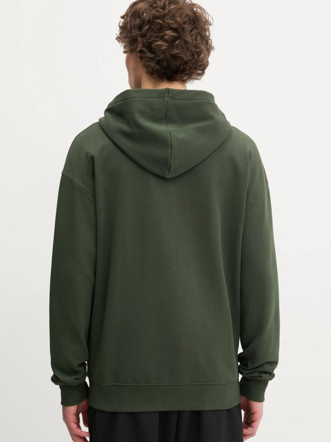 Sweat à capuche zippé dapo vert homme - Hugo