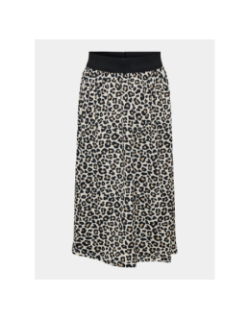 Jupe kogemmi à motif léopard beige fille - Only