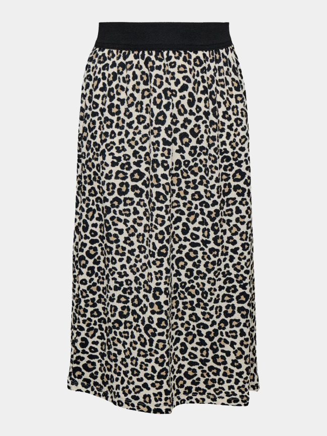 Jupe kogemmi à motif léopard beige fille - Only