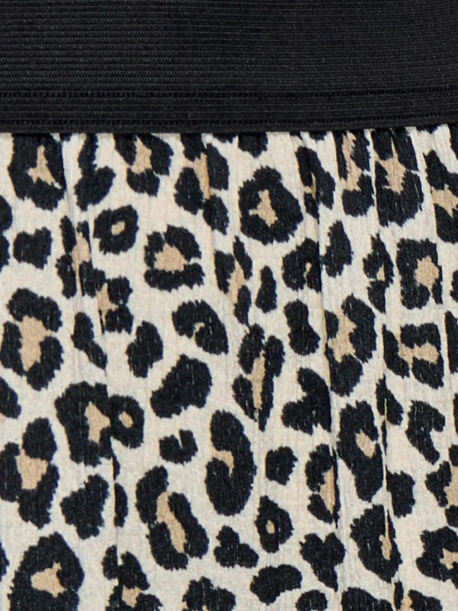 Jupe kogemmi à motif léopard beige fille - Only