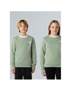 Sweat à col rond simple dome vert enfant - The North Face