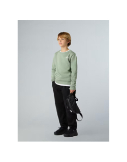 Sweat à col rond simple dome vert enfant - The North Face