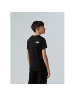 T-shirt logo easy noir blanc enfant - The North Face